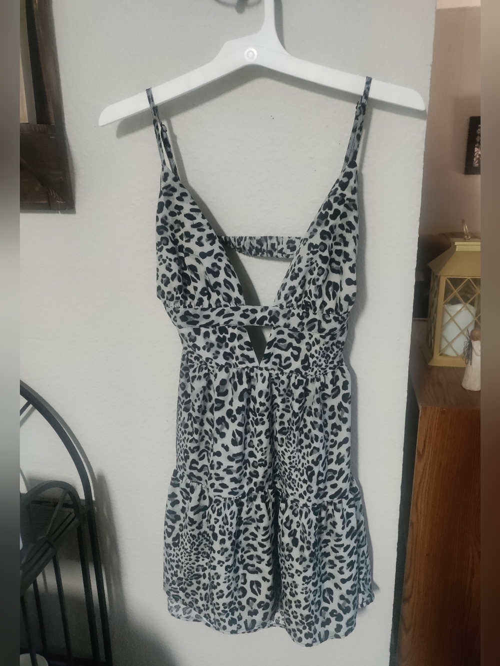 Shein Leopard Print Mini Dress Size Medium